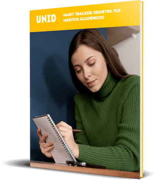 UNID Mockup eBook Habit Tracker- Registra tus hábitos académicos
